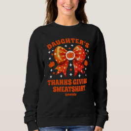 Personlig Dotter Thanksgiving T Shirt