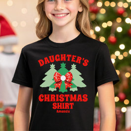 Personlig Dotter's jul Shirt T