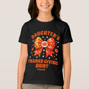 Personlig Dotter's Thanksgiving Shirt T Shirt