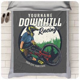 Personlig Downhill Tävla Mountain Bike Trail Fleecefilt