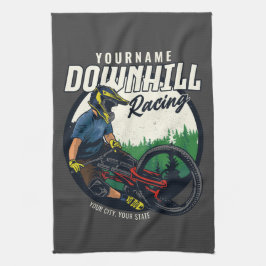 Personlig Downhill Tävla Mountain Bike Trail Kökshandduk