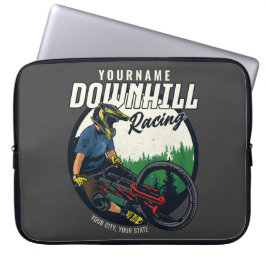 Personlig Downhill Tävla Mountain Bike Trail Laptop Fodral