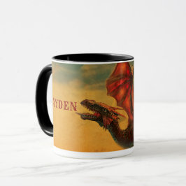 Personlig Drak Keramisk Kaffemugg