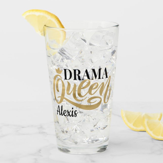 Personlig Drama Queen Glaskopp (Framsida Ice)