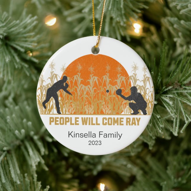 Personlig Dream Fält Baseball jul Julgransprydnad Keramik (Träd)