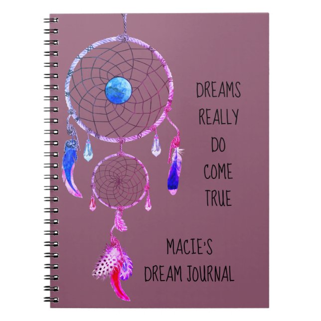 Personlig Dream Journal Anteckningsbok (Framsidan)