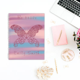 Personlig Dreamy Boho Butterfly Spiral bärbar dato