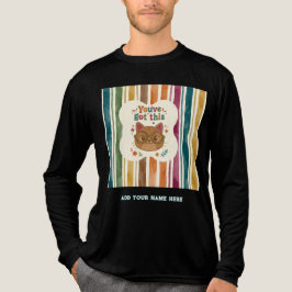 Personlig Du Klarar Det Här Katt Högstadiet Skjort T Shirt