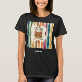 Personlig Du Klarar Det Katt Motiverande T Shirt
