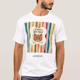 Personlig Du Klarar Det Katt Motiverande T Shirt