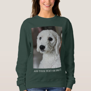 Personlig dubbelsidig foto text  t shirt