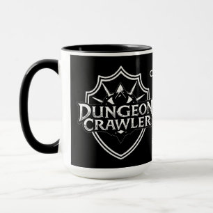 Personlig Dungeon Crawler Svart Mugg