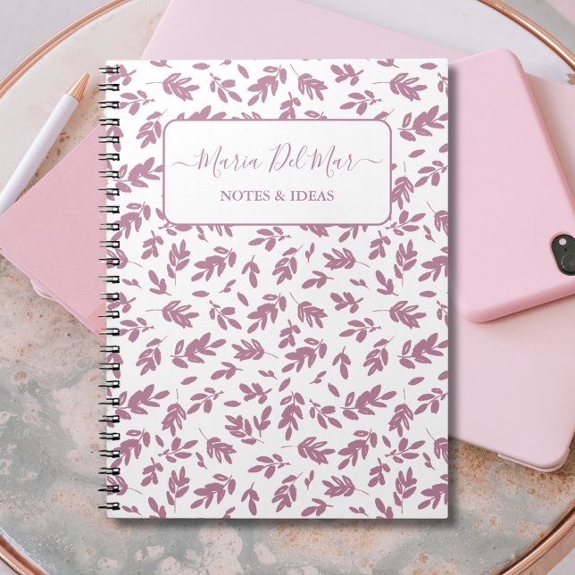 Personlig Dusty Ro Botanical Notebook Anteckningsbok (Skapare uppladdad)
