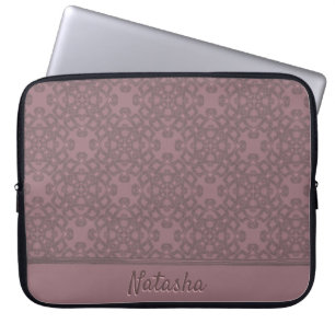 Personlig Dusty Ro Mönster Laptop Fodral