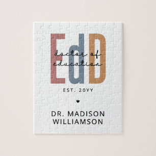 Personlig Edd Doktor i Education Studenten Pussel