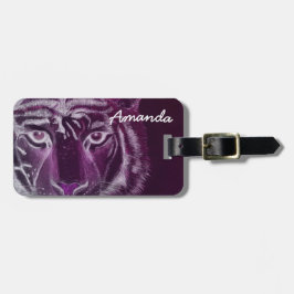 Personlig efter namn tigerdesign bagagebricka