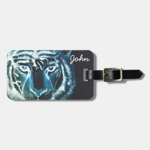 Personlig efter namn tigerdesign bagagebricka