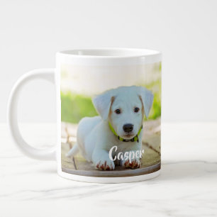 Personlig egen husdjur foto jumbo mugg