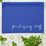Personlig Egyptian Blue Kökshandduk<br><div class="desc">Anpassadets text! Egyptisk blå är en blå nyans, även kallad kalciumkopparsilikat eller kprorivait. Det är ett pigment som användes i den antika Egyptenen i tusentals år. Det anses vara det första syntetiska pigmentet. Romarna kände till det av namn caeruleu.</div>