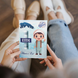 Personlig Eid Mubarak/Eid Hälsning För barn Inbjudningar