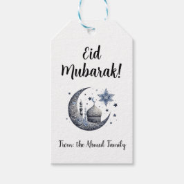 Personlig Eid Mubarak Gift Märkres Presentetikett