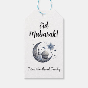 Personlig Eid Mubarak Gift Märkres Presentetikett