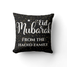 Personlig Eid Mubarak Modern Black Eid