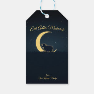 Personlig Eid Mubarak muslimsk gåva till Eid al-Ad Presentetikett