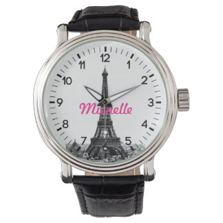 Personlig Eiffel Torn Paris Armbandsur