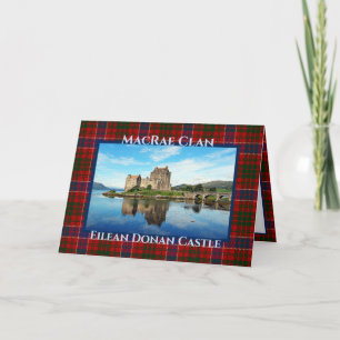 Personlig Eilean Donan Castle - MacRae Klan Kort