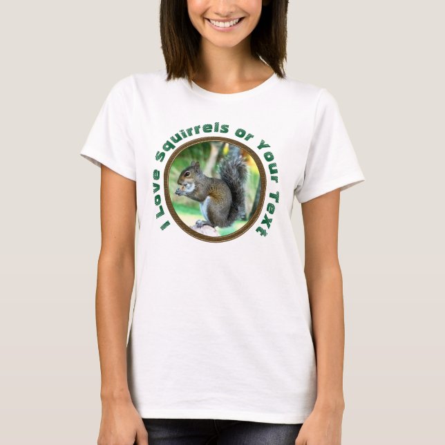 Personlig, ekorre T Shirts Women's, Manar, Kids (Framsida)