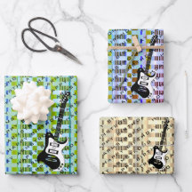Personlig Electric Guitar Modern Namn Birthday