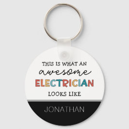 Personlig Electrician Funny Gifts Nyckelring