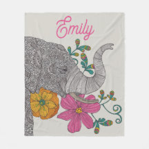 Personlig Elefant Namn Barnkammar Poster