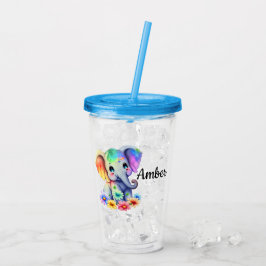 Personlig Elefantbabby Take Away Mugg
