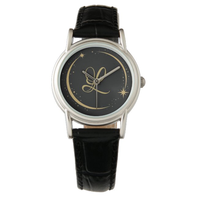 Personlig Elegance: Monogram för tidslös Stil Armbandsur (Framsida)