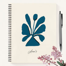 Personlig Elegant Bloom Notebook