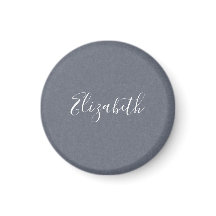 Personlig Elegant Blue Grått Linen
