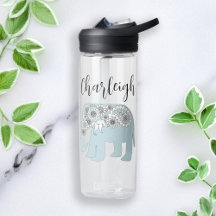 Personlig Elegant Blue Paisley Elephant