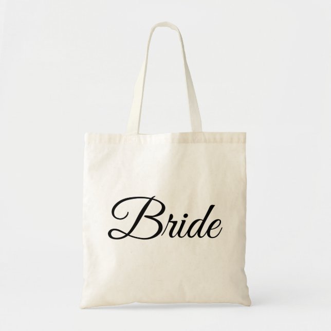 Personlig Elegant Bride bröllop Vuxen-gåva Tygkasse (Framsidan)
