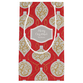 Personlig elegant christmas-prydnadsföremål mönste