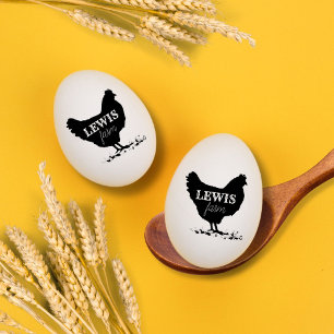 Personlig Elegant Egg Frimärke Stämpel