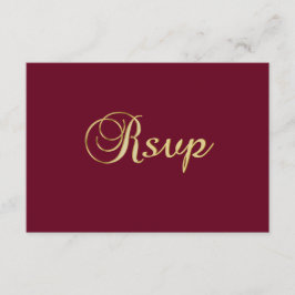 Personlig Elegant Fall Burgundy OSA Bröllop
