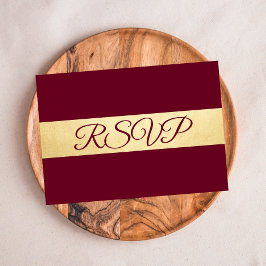 Personlig Elegant Fall Burgundy OSA Bröllop