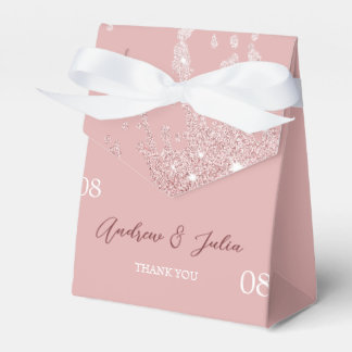 Personlig Elegant Glitter Monogram Presentlåda