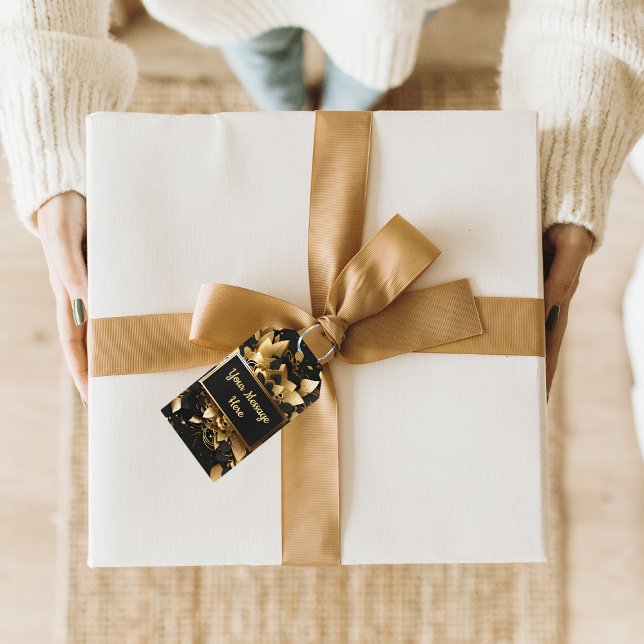 Personlig Elegant Guld Presentetikett (Skapare uppladdad)