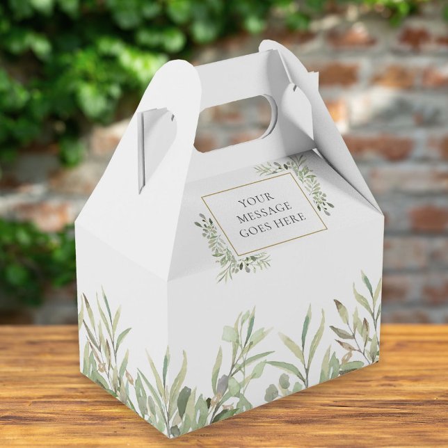 Personlig Elegant Guldgrönsak Förmånslåda Presentaskar (Skapare uppladdad)