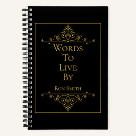 Personlig Elegant Journal för offerter