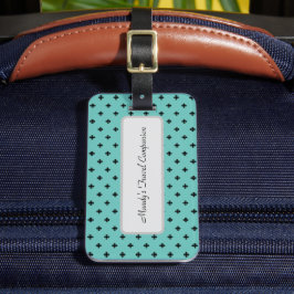 Personlig Elegant Kor Mönster på Blue Bagagebricka