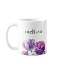 Personlig Elegant lila Monogram
